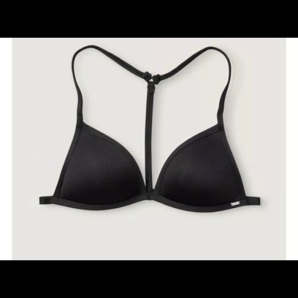 Victoria's Secret PINK M Push Up Top High Waist BIKINI Swimwear Bathing Suit - Picture 2 of 11